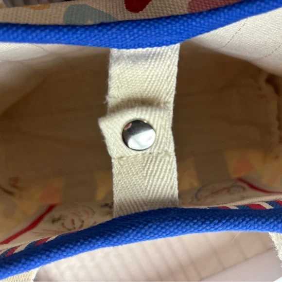 Brighton Red, White, & You Canvas Mini Tote EUC - Picture 9 of 9